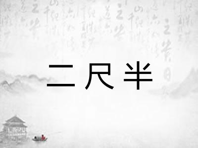 二尺半