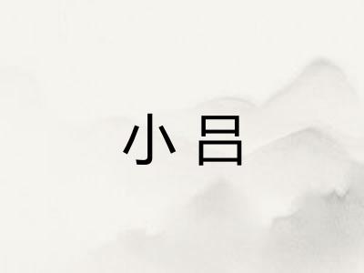 小吕