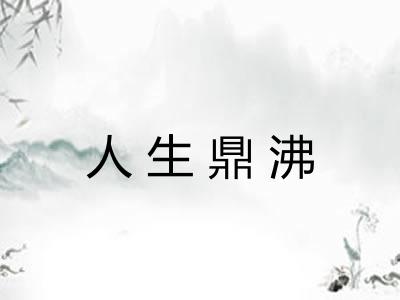 人生鼎沸