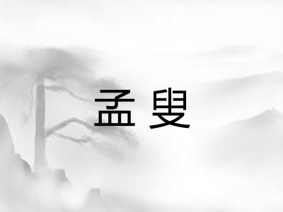 孟叟