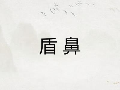 盾鼻