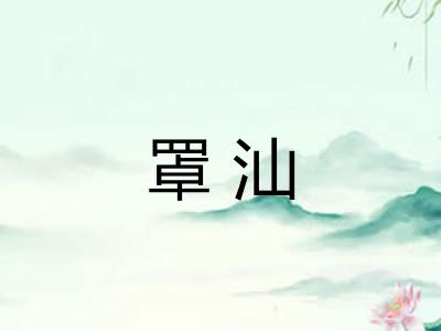 罩汕