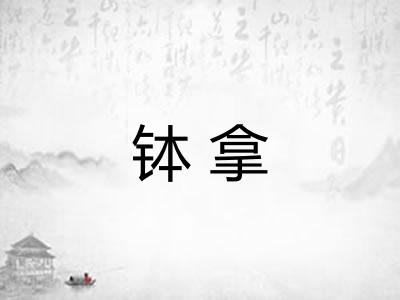 钵拿