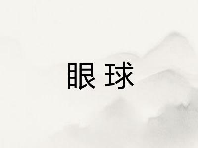 眼球