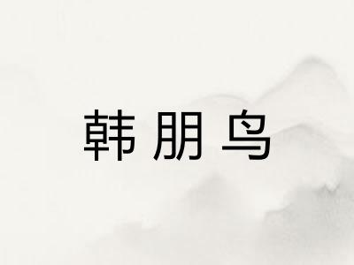 韩朋鸟