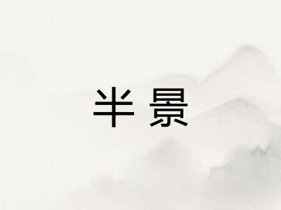 半景