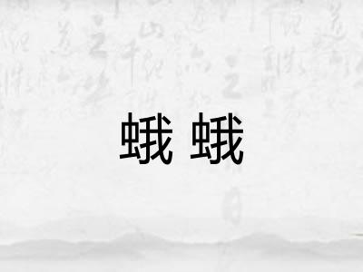 蛾蛾