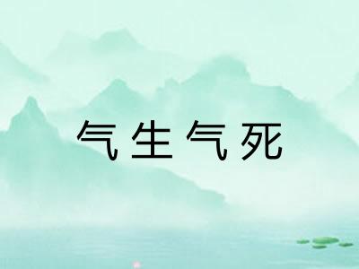 气生气死