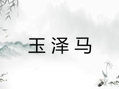 玉泽马