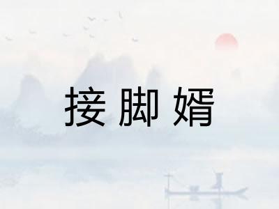 接脚婿
