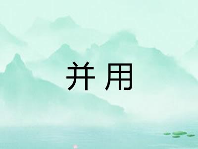 并用