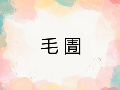 毛圊