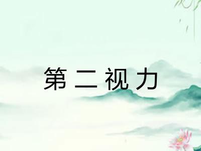 第二视力