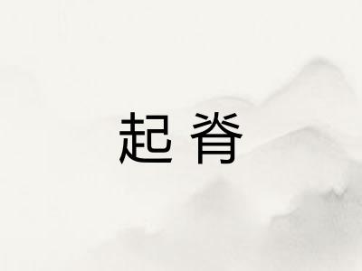 起脊