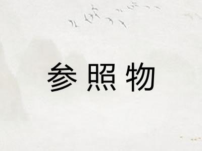 参照物