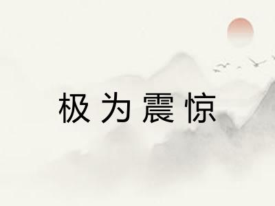 极为震惊