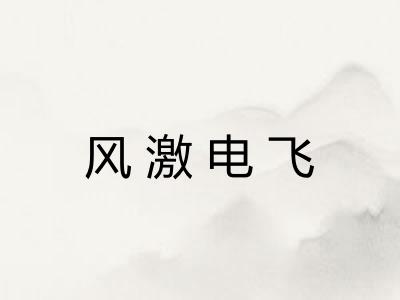 风激电飞