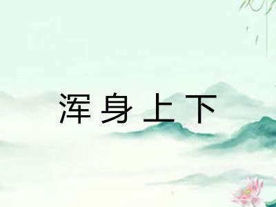 浑身上下