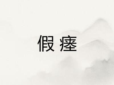 假瘗