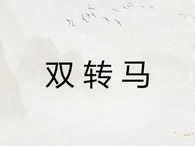 双转马