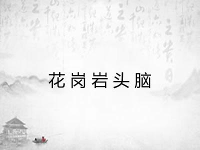 花岗岩头脑