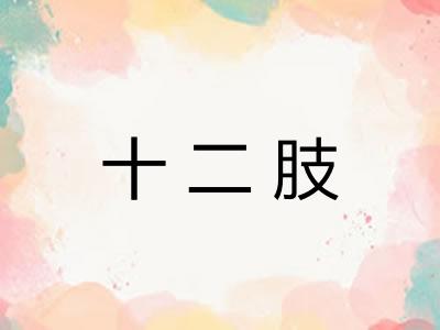十二肢