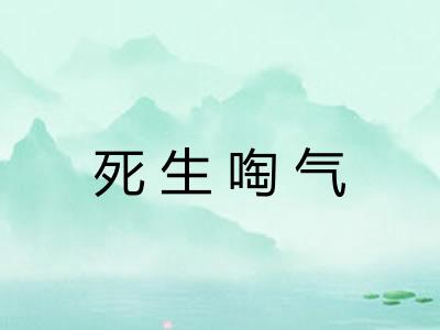 死生啕气
