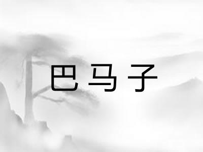 巴马子