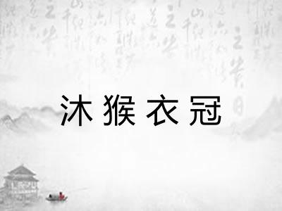 沐猴衣冠
