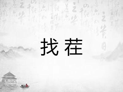 找茬