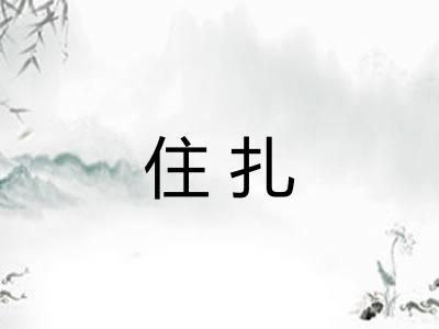 住扎