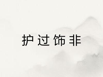 护过饰非