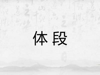 体段