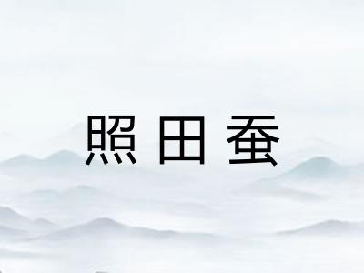 照田蚕