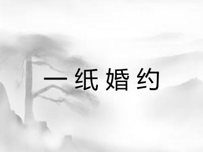 一纸婚约