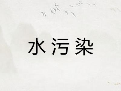 水污染