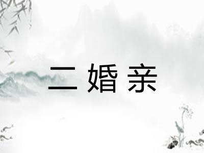 二婚亲
