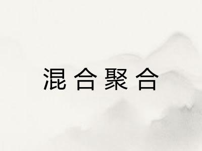 混合聚合