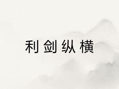 利剑纵横