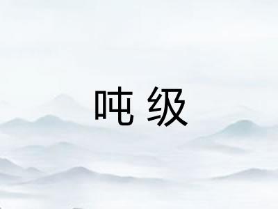 吨级