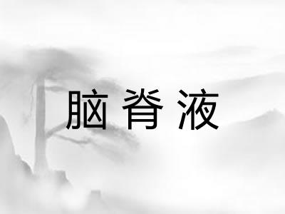 脑脊液