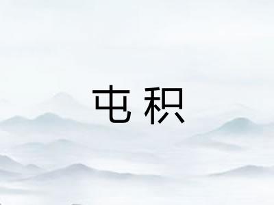 屯积
