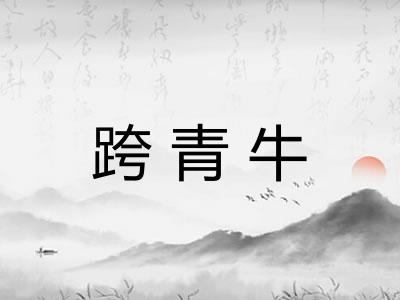 跨青牛