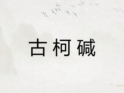 古柯碱