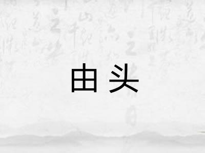 由头