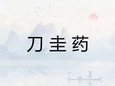 刀圭药