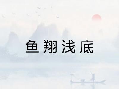 鱼翔浅底