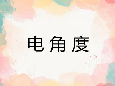 电角度