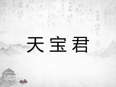 天宝君