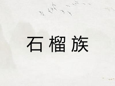 石榴族